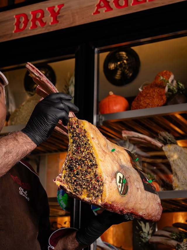 Détail viande maturée
